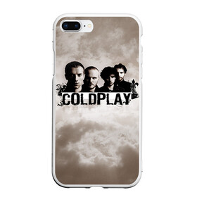 Чехол для iPhone 7Plus/8 Plus матовый с принтом Coldplay в Санкт-Петербурге, Силикон | Область печати: задняя сторона чехла, без боковых панелей | coldplay | rock | колдплэй | рок