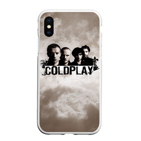 Чехол для iPhone XS Max матовый с принтом Coldplay в Санкт-Петербурге, Силикон | Область печати: задняя сторона чехла, без боковых панелей | coldplay | rock | колдплэй | рок