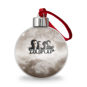 Ёлочный шар с принтом Coldplay в Санкт-Петербурге, Пластик | Диаметр: 77 мм | coldplay | rock | колдплэй | рок