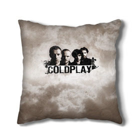 Подушка 3D с принтом Coldplay в Санкт-Петербурге, наволочка – 100% полиэстер, наполнитель – холлофайбер (легкий наполнитель, не вызывает аллергию). | состоит из подушки и наволочки. Наволочка на молнии, легко снимается для стирки | coldplay | rock | колдплэй | рок