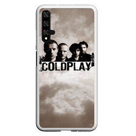 Чехол для Honor 20 с принтом Coldplay в Санкт-Петербурге, Силикон | Область печати: задняя сторона чехла, без боковых панелей | coldplay | rock | колдплэй | рок