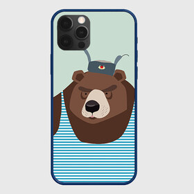 Чехол для iPhone 12 Pro Max с принтом Русский медведь в Санкт-Петербурге, Силикон |  | 23 февраля | армия | медведь | мишка | подарок парню | россия | рф | солдат | флот | я русский