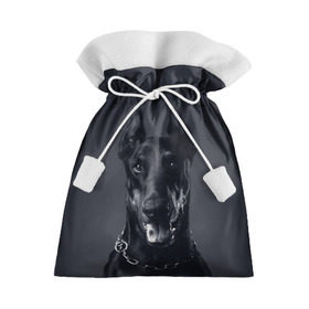 Подарочный 3D мешок с принтом Доберман в Санкт-Петербурге, 100% полиэстер | Размер: 29*39 см | Тематика изображения на принте: доберман | животное | порода | собака