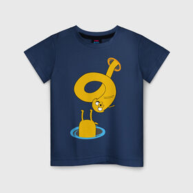 Детская футболка хлопок с принтом PORTAL ADVENTURE TIME в Санкт-Петербурге, 100% хлопок | круглый вырез горловины, полуприлегающий силуэт, длина до линии бедер | 