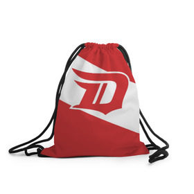 Рюкзак-мешок 3D с принтом Detroit Red Wings D в Санкт-Петербурге, 100% полиэстер | плотность ткани — 200 г/м2, размер — 35 х 45 см; лямки — толстые шнурки, застежка на шнуровке, без карманов и подкладки | detroit red wings | hockey | nhl | нхл | спорт | хоккей