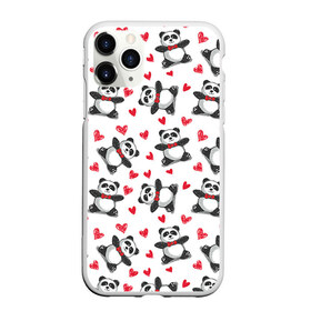 Чехол для iPhone 11 Pro Max матовый с принтом Панда и любовь в Санкт-Петербурге, Силикон |  | 14 февраля | bears | love | love you | валентин | влюбленные | день святого валентина | лав | любовь | медведб | медведи | мишки | подарок девушке | подарок парню