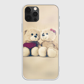 Чехол для iPhone 12 Pro с принтом Love teddy bears в Санкт-Петербурге, силикон | область печати: задняя сторона чехла, без боковых панелей | 14 февраля | bears | teddy | валентин | день святого валентина | игрушки | медведи | милый | мимими | мишка | мишки | подарки | подарок | подарок девушке | подарок парню | тедди