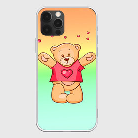 Чехол для iPhone 12 Pro Max с принтом Funny Bear в Санкт-Петербурге, Силикон |  | 14 февраля | bears | teddy | валентин | день святого валентина | игрушки | медведи | милый | мимими | мишка | мишки | подарки | подарок | подарок девушке | подарок парню | тедди