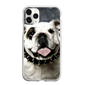 Чехол для iPhone 11 Pro Max матовый с принтом Английский бульдог в Санкт-Петербурге, Силикон |  | Тематика изображения на принте: животное | порода | собака | французский бульдог