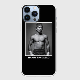 Чехол для iPhone 13 Pro Max с принтом Мэнни Пакьяо чб в Санкт-Петербурге,  |  | boxing | бокс | боксер | мэнни | мэнни пакьяо | пакьяо | спорт | чемпион мира