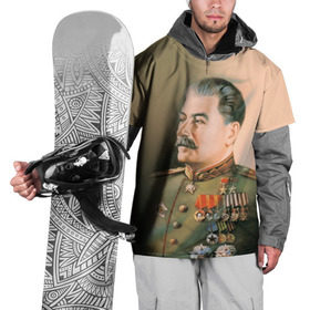Накидка на куртку 3D с принтом Сталин 1 в Санкт-Петербурге, 100% полиэстер |  | Тематика изображения на принте: знаменитости | иосиф сталин | ретро | ссср