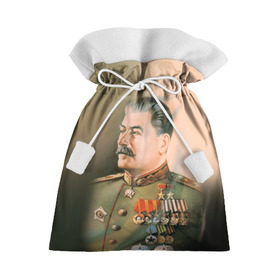 Подарочный 3D мешок с принтом Сталин 1 в Санкт-Петербурге, 100% полиэстер | Размер: 29*39 см | знаменитости | иосиф сталин | ретро | ссср