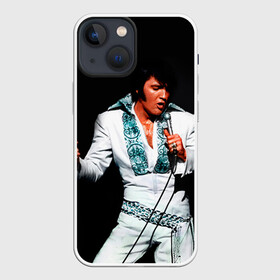 Чехол для iPhone 13 mini с принтом Элвис 3 в Санкт-Петербурге,  |  | Тематика изображения на принте: elvis presley | rock n roll | музыка | ретро | рок н ролл | элвис пресли