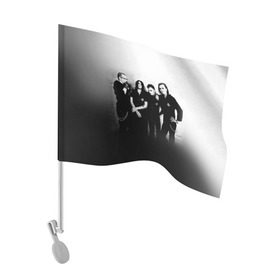 Флаг для автомобиля с принтом Агата Кристи 1 в Санкт-Петербурге, 100% полиэстер | Размер: 30*21 см | Тематика изображения на принте: агата кристи
