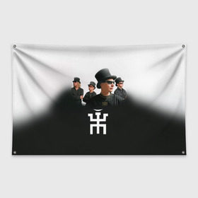 Флаг-баннер с принтом Пикник 1 в Санкт-Петербурге, 100% полиэстер | размер 67 х 109 см, плотность ткани — 95 г/м2; по краям флага есть четыре люверса для крепления | пикник