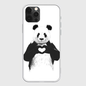 Чехол для iPhone 12 Pro Max с принтом Панда Love в Санкт-Петербурге, Силикон |  | панда
