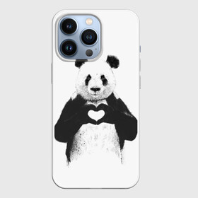 Чехол для iPhone 13 Pro с принтом Панда Love в Санкт-Петербурге,  |  | панда