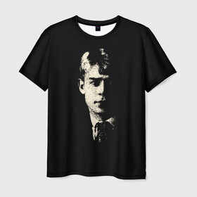 Мужская футболка 3D с принтом Есенин в Санкт-Петербурге, 100% полиэфир | прямой крой, круглый вырез горловины, длина до линии бедер | Тематика изображения на принте: есенин