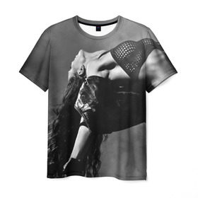 Мужская футболка 3D с принтом Девушка на пилоне в Санкт-Петербурге, 100% полиэфир | прямой крой, круглый вырез горловины, длина до линии бедер | девушка | красивая | на пилоне | страстная | танец