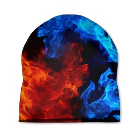 Шапка 3D с принтом Битва огней в Санкт-Петербурге, 100% полиэстер | универсальный размер, печать по всей поверхности изделия | огонь
