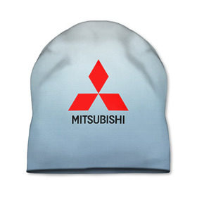 Шапка 3D с принтом Mitsubishi в Санкт-Петербурге, 100% полиэстер | универсальный размер, печать по всей поверхности изделия | mitsubishi | мицубиси | мицубиши