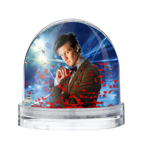 Водяной шар с принтом 11th Doctor Who в Санкт-Петербурге, Пластик | Изображение внутри шара печатается на глянцевой фотобумаге с двух сторон | doctor who | matt | smith | tardis | временной поток | доктор кто | мэтт | смит | тардис