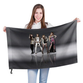 Флаг 3D с принтом K-pop девушки в Санкт-Петербурге, 100% полиэстер | плотность ткани — 95 г/м2, размер — 67 х 109 см. Принт наносится с одной стороны | 2ne1 | cl | cl корея | k pop | айдолы | девушка | кей поп | корейская | корейцы | корея | кпоп | попса | южная