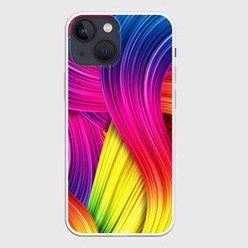 Чехол для iPhone 13 mini с принтом Абстракция в Санкт-Петербурге,  |  | кислотный | обстракция | радуга | свет | спектр | цвет | цвета | яркие