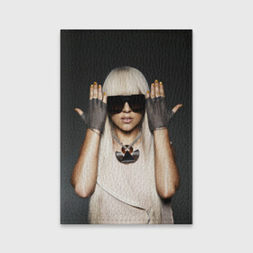 Обложка для паспорта матовая кожа с принтом Lady Gaga в Санкт-Петербурге, натуральная матовая кожа | размер 19,3 х 13,7 см; прозрачные пластиковые крепления | Тематика изображения на принте: lady gaga | блондинка | звезда | знаменитость | леди гаага | очки | певица | поп | эпатаж | эпатажная