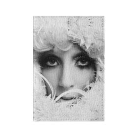 Обложка для паспорта матовая кожа с принтом Lady Gaga в Санкт-Петербурге, натуральная матовая кожа | размер 19,3 х 13,7 см; прозрачные пластиковые крепления | Тематика изображения на принте: lady gaga | белые | блондинка | звезда | знаменитость | леди гаага | певица | перья | поп | эпатаж | эпатажная