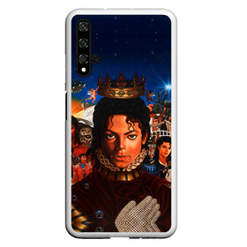 Чехол для Honor 20 с принтом Michael Jackson в Санкт-Петербурге, Силикон | Область печати: задняя сторона чехла, без боковых панелей | майкл джексон
