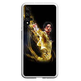 Чехол для Honor 20 с принтом Michael Jackson в Санкт-Петербурге, Силикон | Область печати: задняя сторона чехла, без боковых панелей | майкл джексон