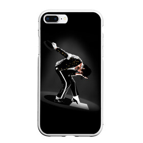 Чехол для iPhone 7Plus/8 Plus матовый с принтом Michael Jackson в Санкт-Петербурге, Силикон | Область печати: задняя сторона чехла, без боковых панелей | майкл джексон