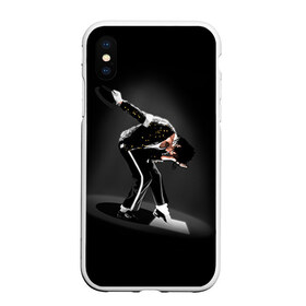 Чехол для iPhone XS Max матовый с принтом Michael Jackson в Санкт-Петербурге, Силикон | Область печати: задняя сторона чехла, без боковых панелей | майкл джексон