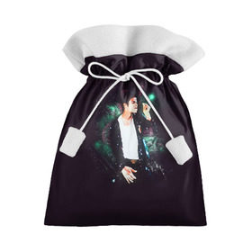 Подарочный 3D мешок с принтом Michael Jackson в Санкт-Петербурге, 100% полиэстер | Размер: 29*39 см | майкл джексон