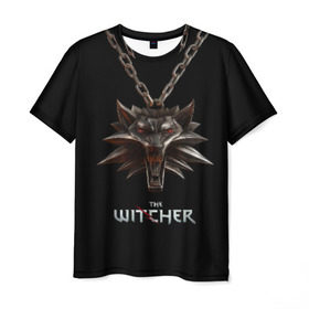 Мужская футболка 3D с принтом The Witcher в Санкт-Петербурге, 100% полиэфир | прямой крой, круглый вырез горловины, длина до линии бедер | Тематика изображения на принте: ведьмак