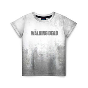 Детская футболка 3D с принтом The Walking Dead в Санкт-Петербурге, 100% гипоаллергенный полиэфир | прямой крой, круглый вырез горловины, длина до линии бедер, чуть спущенное плечо, ткань немного тянется | the walking dead | кино | мертвецы | ужасы | ходячие