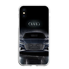 Чехол для iPhone XS Max матовый с принтом Audi в Санкт-Петербурге, Силикон | Область печати: задняя сторона чехла, без боковых панелей | audi | car | ауди | машина