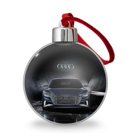 Ёлочный шар с принтом Audi в Санкт-Петербурге, Пластик | Диаметр: 77 мм | Тематика изображения на принте: audi | car | ауди | машина