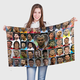 Флаг 3D с принтом Зинедин Зидан - лучший в Санкт-Петербурге, 100% полиэстер | плотность ткани — 95 г/м2, размер — 67 х 109 см. Принт наносится с одной стороны | zinedine zidane | зинедин зидан | лучшие футболисты | любимые игроки | самые крутые | сердце | футбол | я люблю