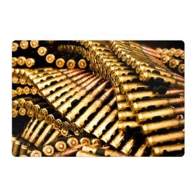 Магнитный плакат 3Х2 с принтом Золотые патроны в Санкт-Петербурге, Полимерный материал с магнитным слоем | 6 деталей размером 9*9 см | Тематика изображения на принте: война | гильза | золото | оружие | патрон | пуля