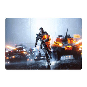 Магнитный плакат 3Х2 с принтом Battlefield Multiplayer в Санкт-Петербурге, Полимерный материал с магнитным слоем | 6 деталей размером 9*9 см | battlefield | армия | бой | война | игра | солдат