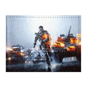 Обложка для студенческого билета с принтом Battlefield Multiplayer в Санкт-Петербурге, натуральная кожа | Размер: 11*8 см; Печать на всей внешней стороне | Тематика изображения на принте: battlefield | армия | бой | война | игра | солдат