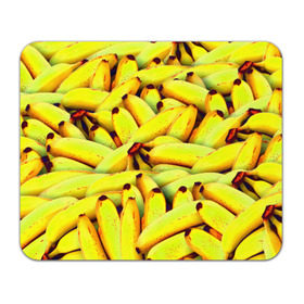 Коврик прямоугольный с принтом Банана в Санкт-Петербурге, натуральный каучук | размер 230 х 185 мм; запечатка лицевой стороны | бананы | еда | желтые | популярные | прикольные | фрукты