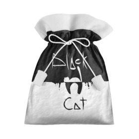 Подарочный 3D мешок с принтом Black cat в Санкт-Петербурге, 100% полиэстер | Размер: 29*39 см | черный кот
