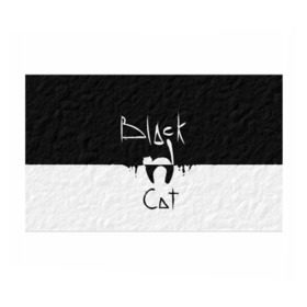 Бумага для упаковки 3D с принтом Black cat в Санкт-Петербурге, пластик и полированная сталь | круглая форма, металлическое крепление в виде кольца | черный кот