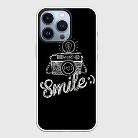 Чехол для iPhone 13 Pro с принтом Smile в Санкт-Петербурге,  |  | camera | smile | вспышка | зеркалка | камера | фотик | фото | фотоаппарат | фотографировать