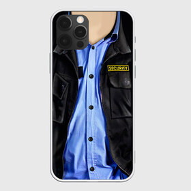 Чехол для iPhone 12 Pro Max с принтом Форма SECURITY в Санкт-Петербурге, Силикон |  | security | барррадач | бородач | борродач | галустян | костюм | наша раша | одежда | охрана | охранник | понять и простить | рубашка | форма