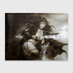Обложка для студенческого билета с принтом Девушка с мечом в Санкт-Петербурге, натуральная кожа | Размер: 11*8 см; Печать на всей внешней стороне | воин | девушка с мечем | меч | фентези