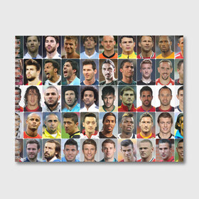 Альбом для рисования с принтом Лучшие футболисты в Санкт-Петербурге, 100% бумага
 | матовая бумага, плотность 200 мг. | великие | звёзды | знаменитости | игроки | легендарные | лучшие | самые крутые | футбол | футболисты | элита
